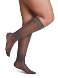 Sigvaris women compression stockings knee high, calf, mulberry, cranberry, black, beige, charcoal Thunder Bay, FootNurse, open toe